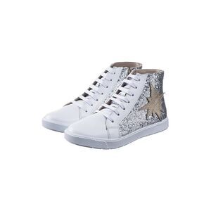 Elephantito Leather Boot, Silver